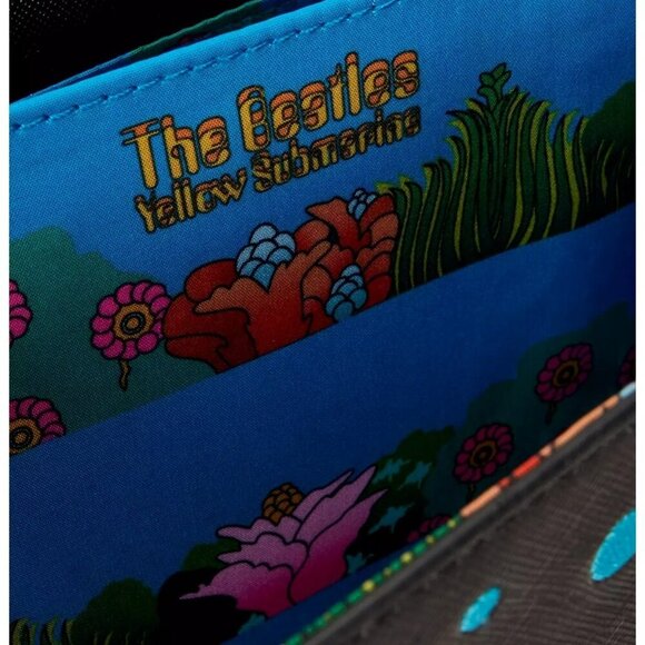 Loungefly The Beatles Yellow Submarine Crossbody Bag NWT​ - Picture 5 of 5